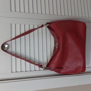 Danier ladies cherry red handbag